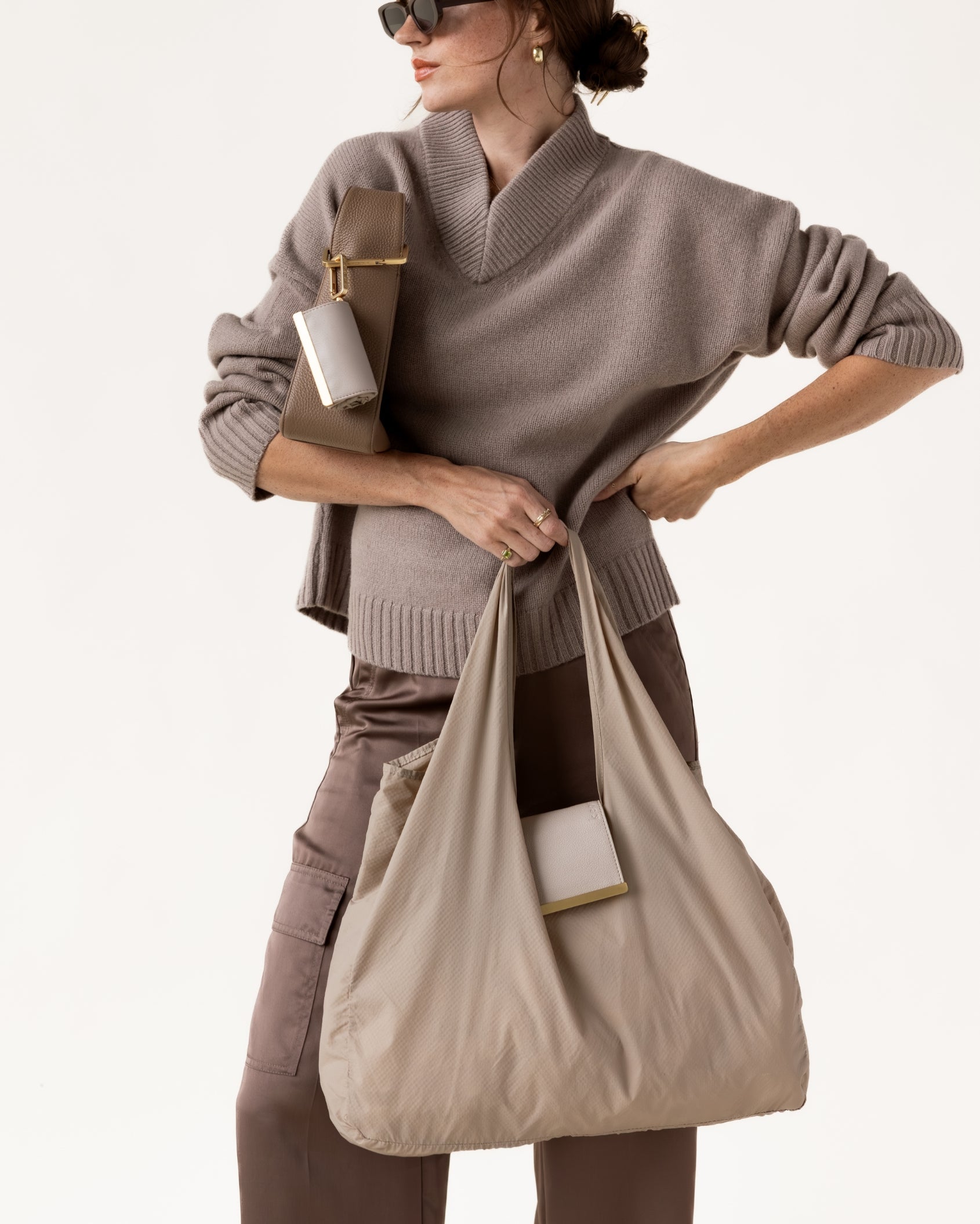 keote - keychain tote - stone