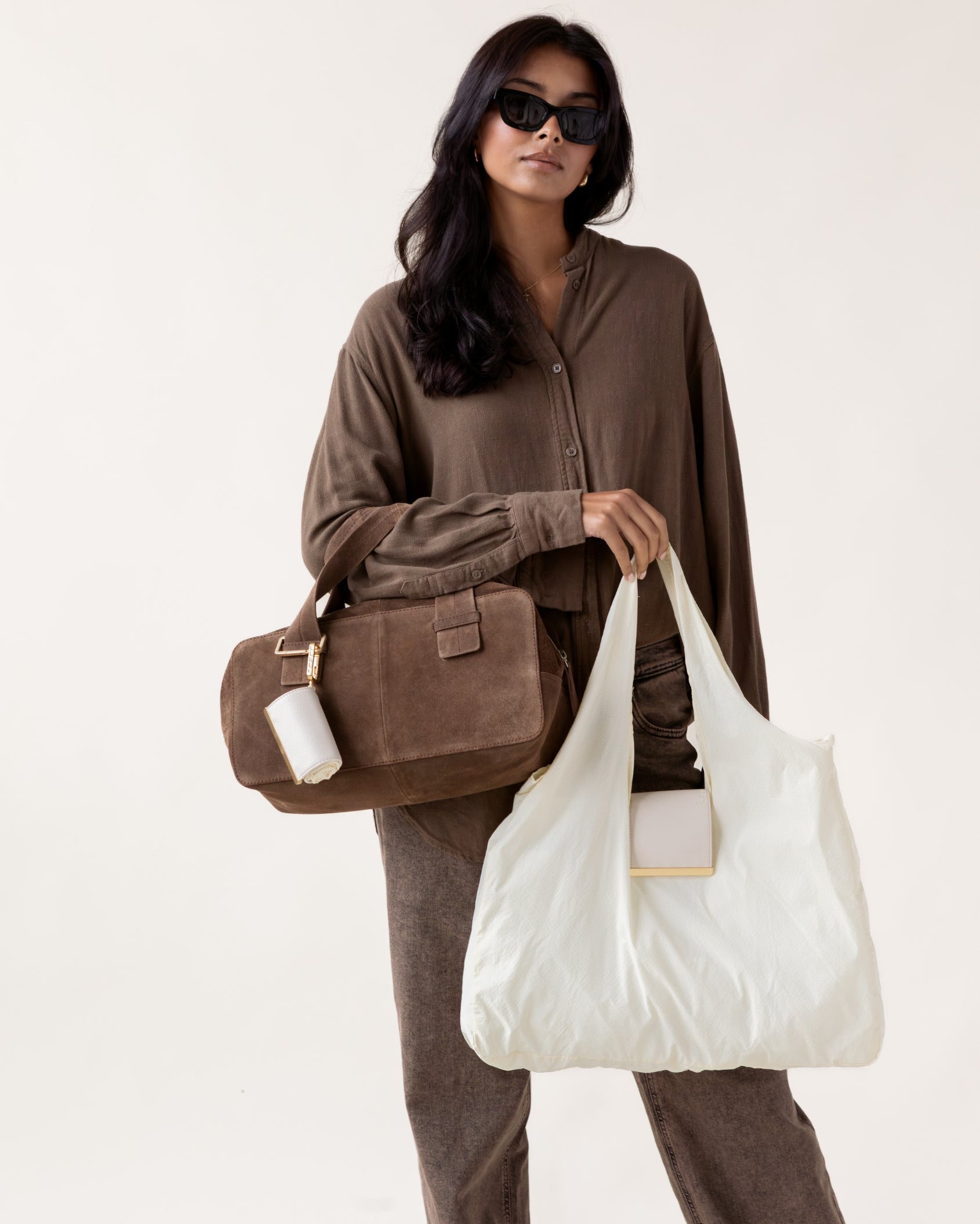 keote - keychain tote - cream