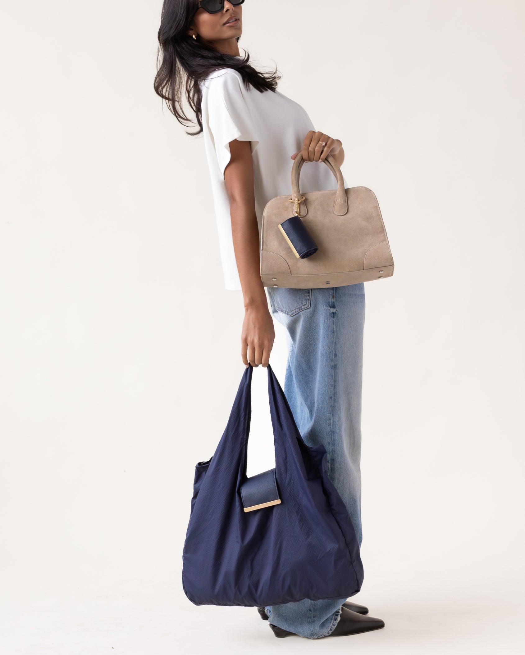 keote - keychain tote - navy