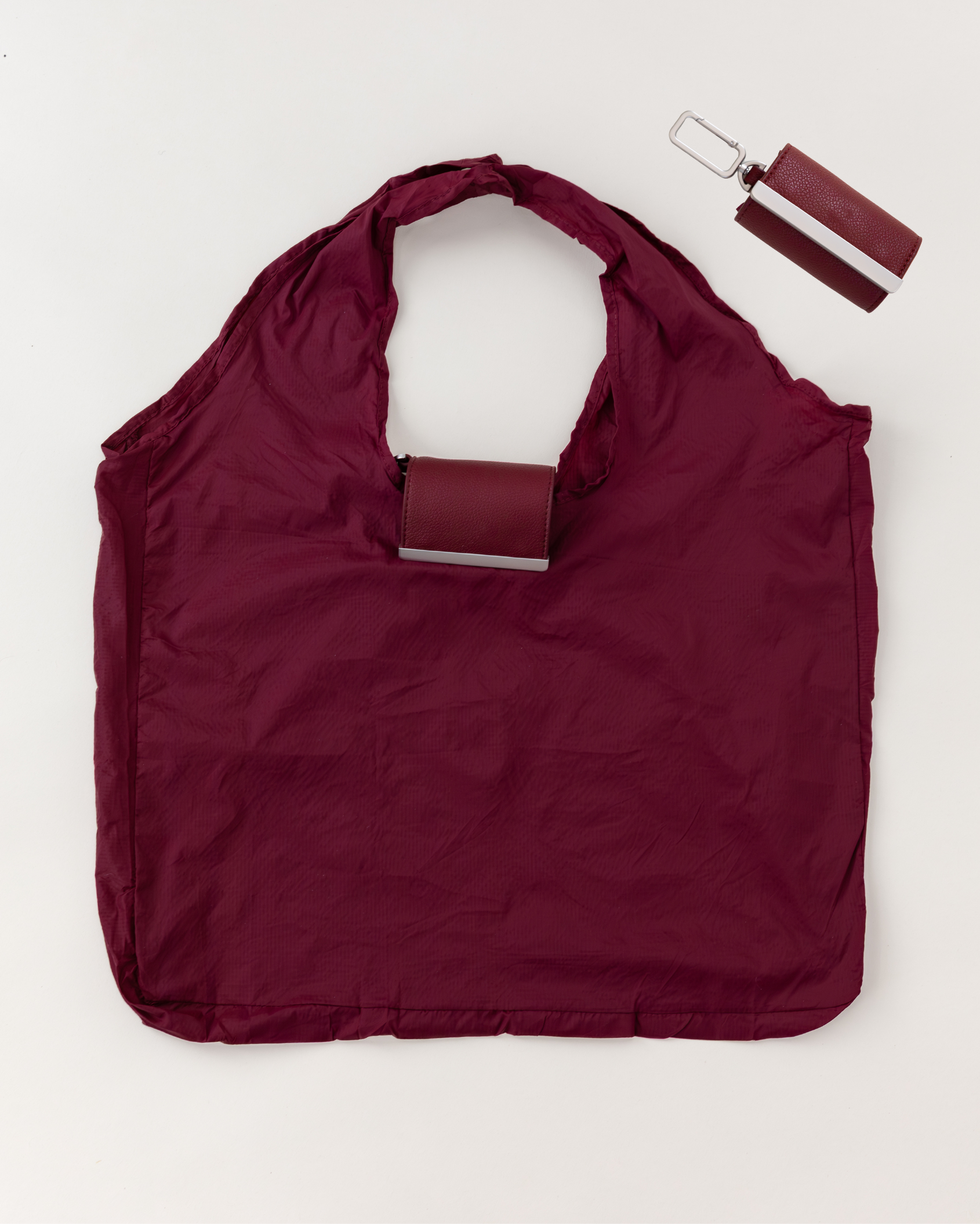 keote - keychain tote - burgundy
