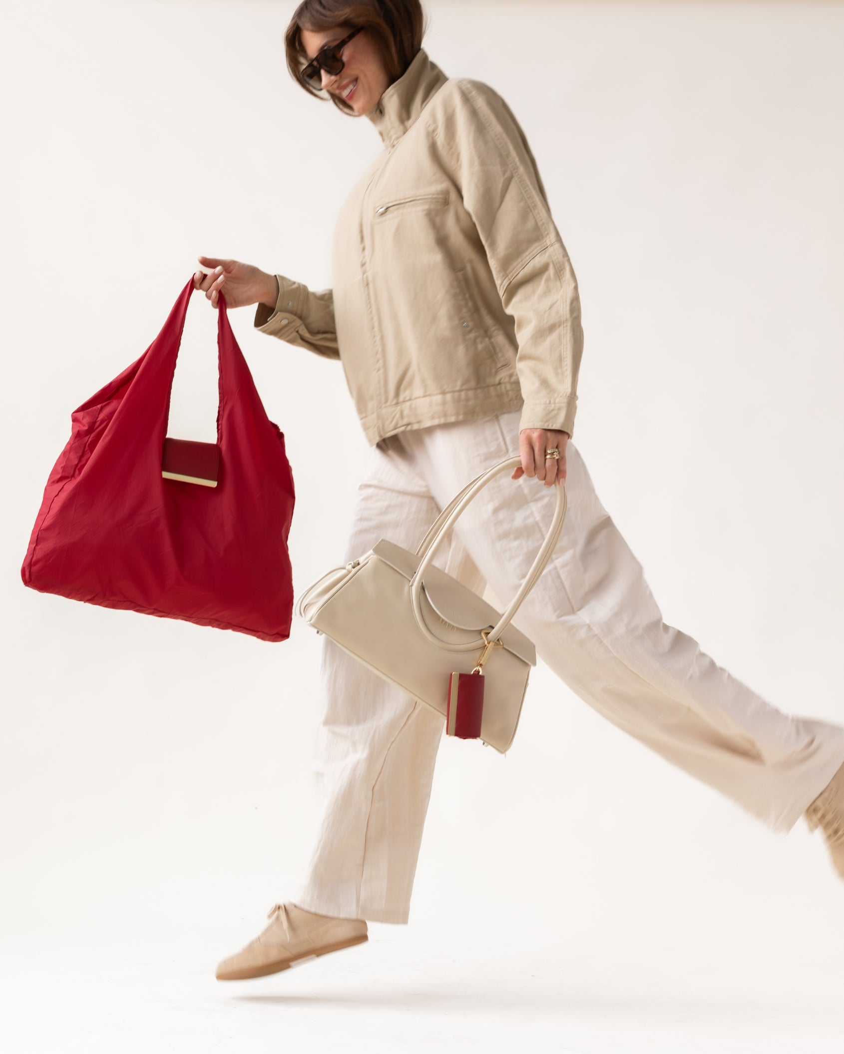 keote - keychain tote - cherry