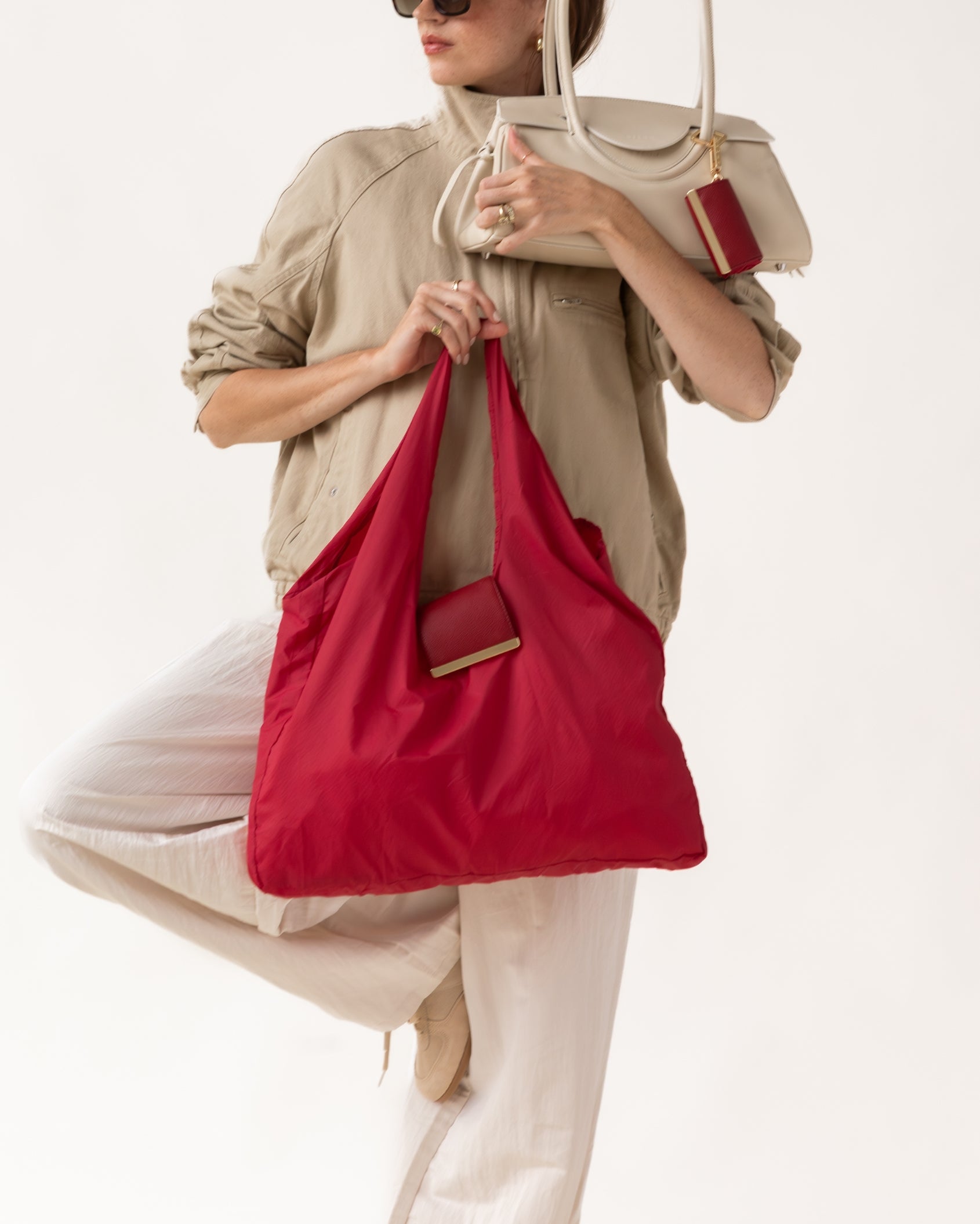 keote - keychain tote - cherry