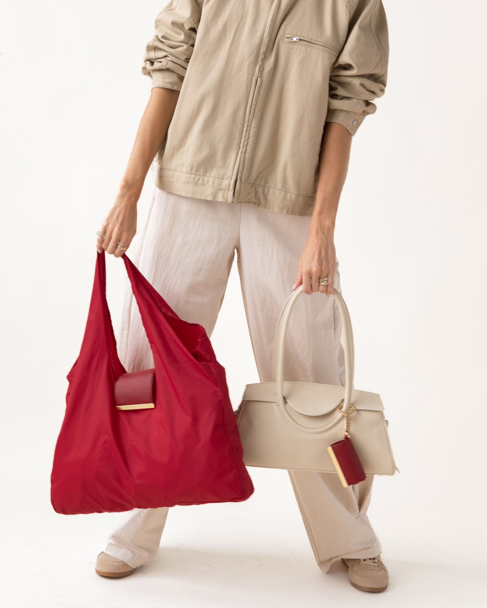 keote - keychain tote - cherry