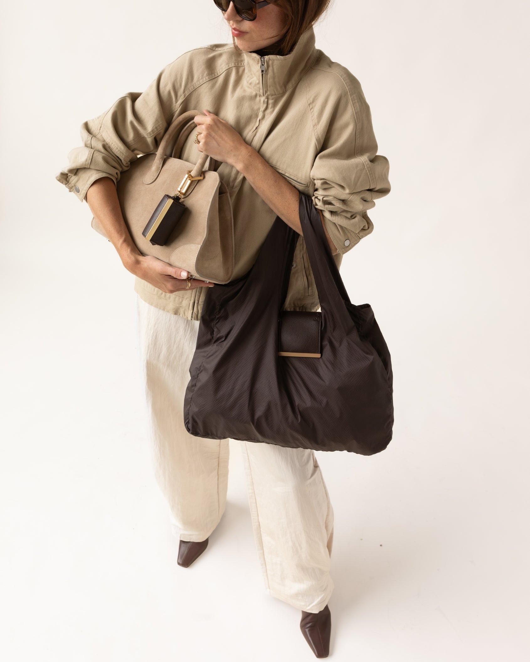 keote - keychain tote - espresso