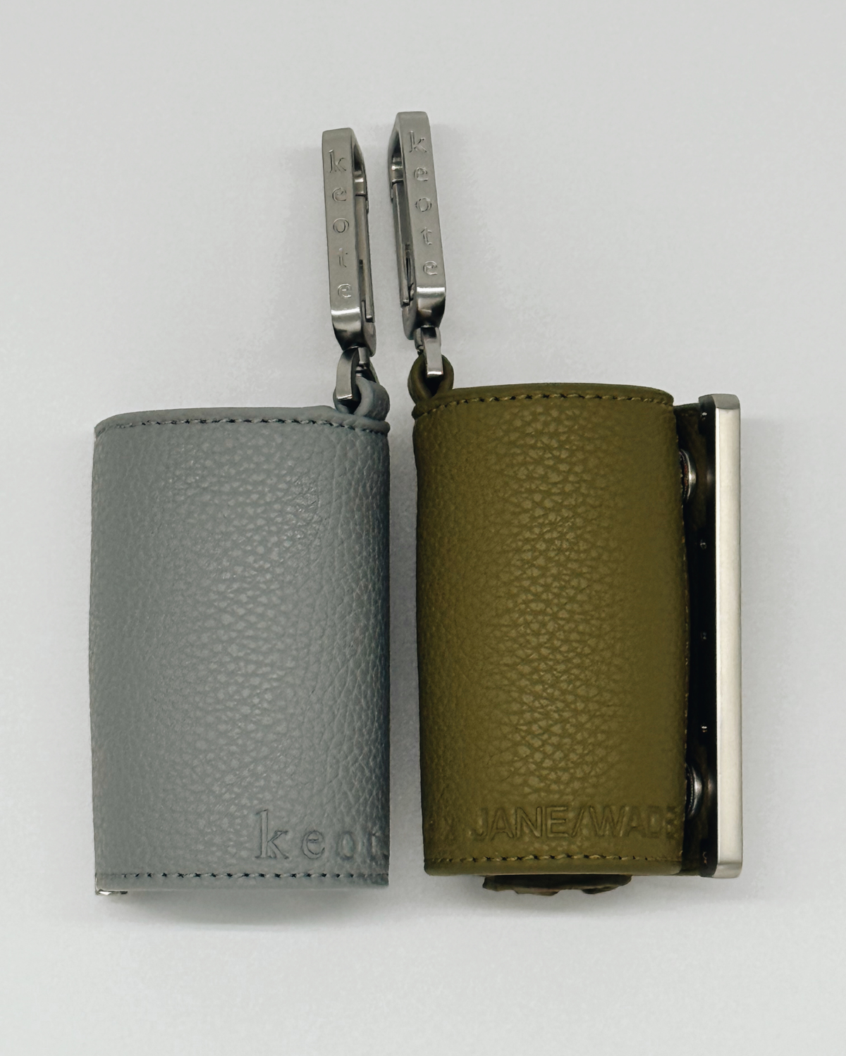 keote x Jane Wade - keychain tote - moss