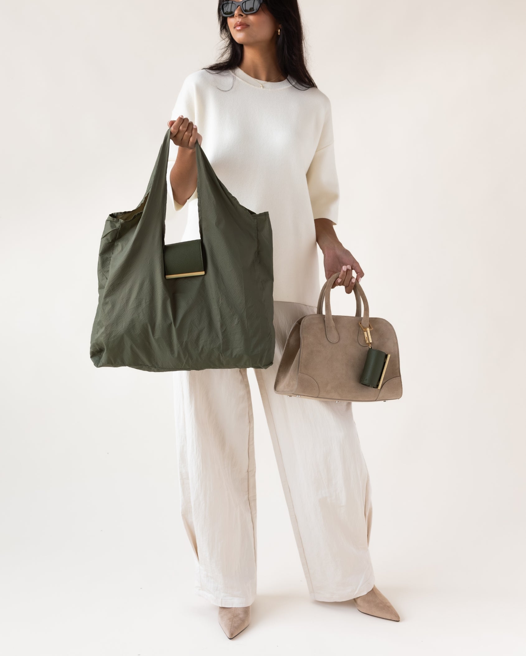 keote - keychain tote - olive