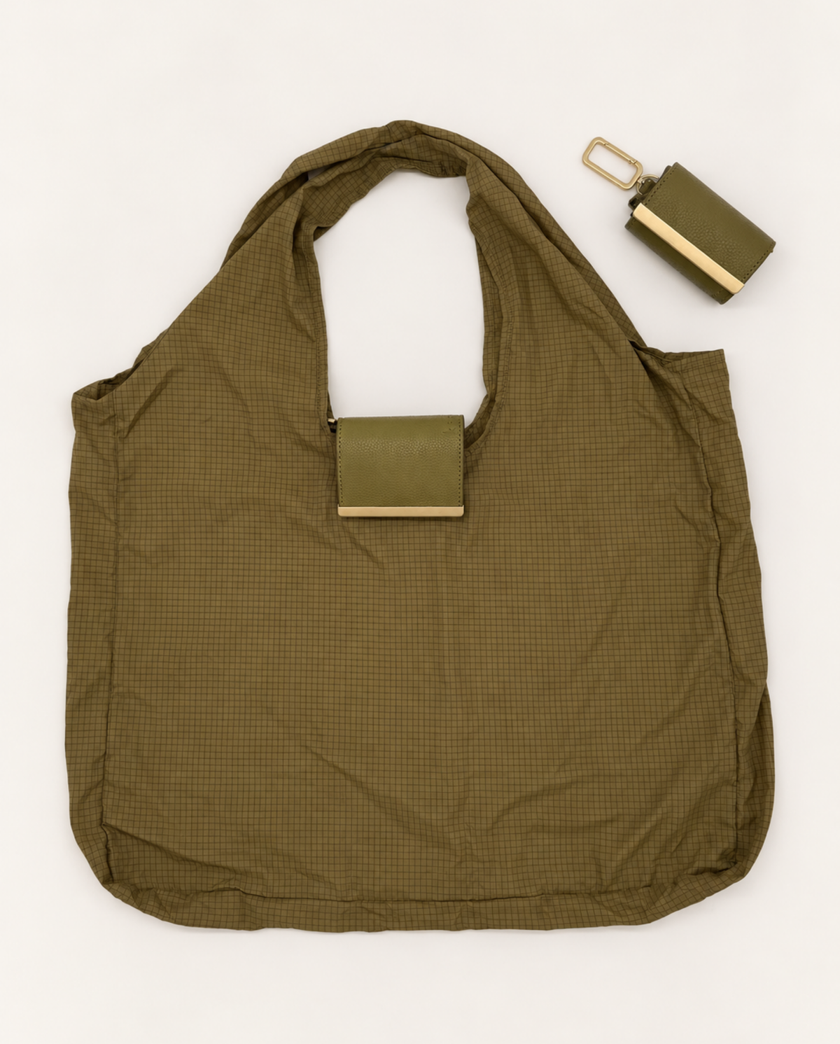 keote x Jane Wade - keychain tote - moss