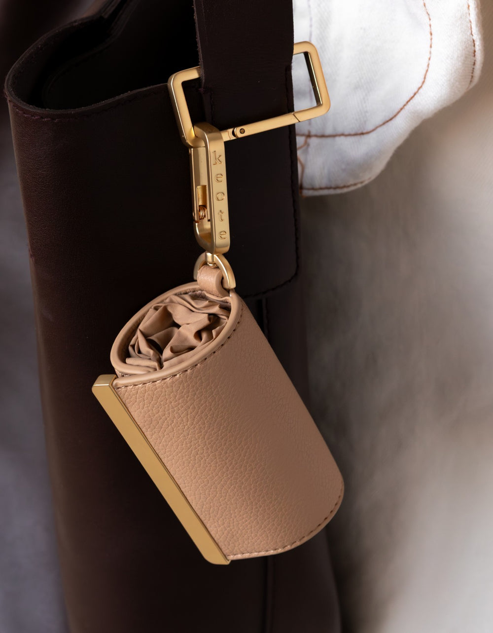 k e o t e - the patented keychain tote