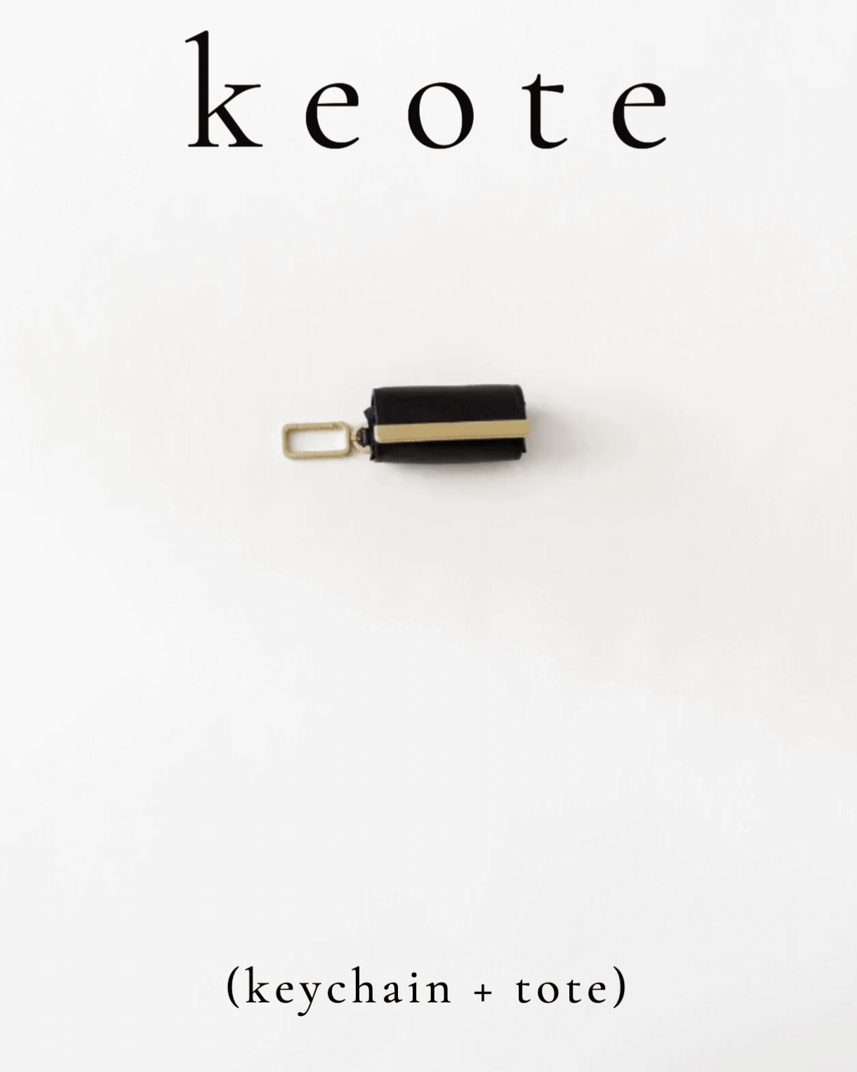 keote - keychain tote