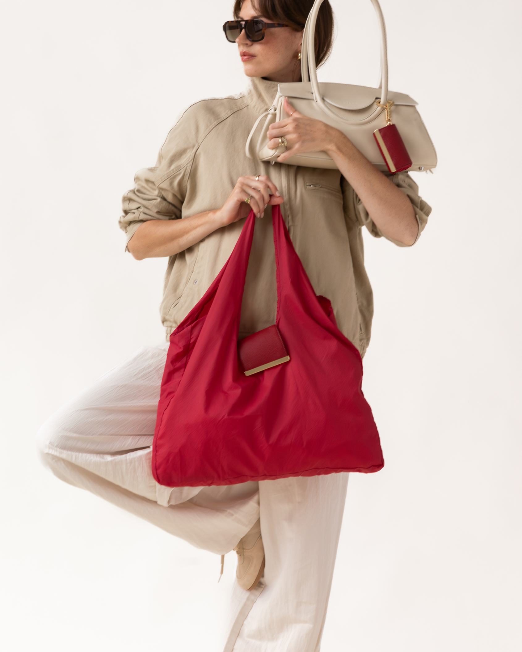 keote - keychain tote - cherry